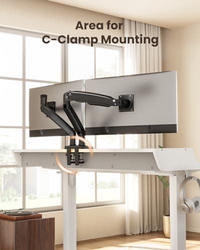 ErGear Electric Standing Desk with Drawers, 48″ x 24″ Gaming Table Compatible Monitor Stand, Stand up Desks, Home Office Height-Adjustable Desk with Storage Shelf, 4 Preset Heights, White 7