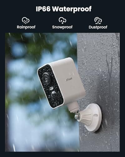 ieGeek 4G LTE Cellular Security Camera Wireless Outdoor, No WiFi Solar Power Camera, Off Grid Security Camera Built-in SIM Card, 2K Color Night Vision, PIR Motion Sensor (Subscription Fee Required) 6