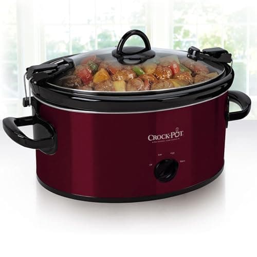 Crock-Pot 6-Quart Cook & Carry Oval Manual Portable Slow Cooker, Red - SCCPVL600-R 7