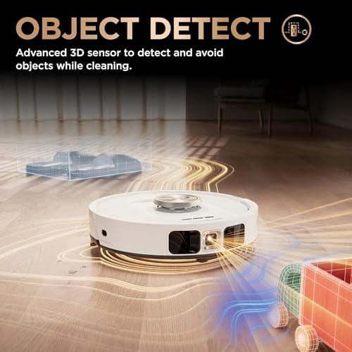 Shark Robot Vacuum & Mop, PowerDetect NeverTouch Pro, Self-Empty, Self-Refill with Self-Clean Pad Wash & Dry, 60-Day Debris Capacity, 30-Day Refill Tank, 5 PowerDetect Technologies, AV2800ZE (Renewed) 9