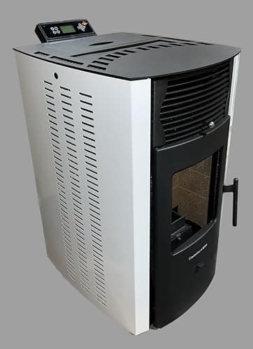 Comfortbilt HP50S Small Wood Pellet Stove Compact Heats 2,200 ft² 47 lb Hopper Arctic White 5