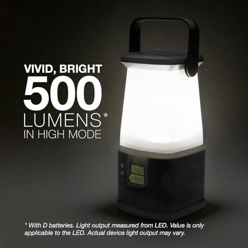 ENERGIZER WeatheReady LED Camping Lantern PRO-360, IPX4 Water Resistant Tent Light, Ultra Bright Battery Powered Lanterns for Camping, Outdoors, Emergency Power Outage 6