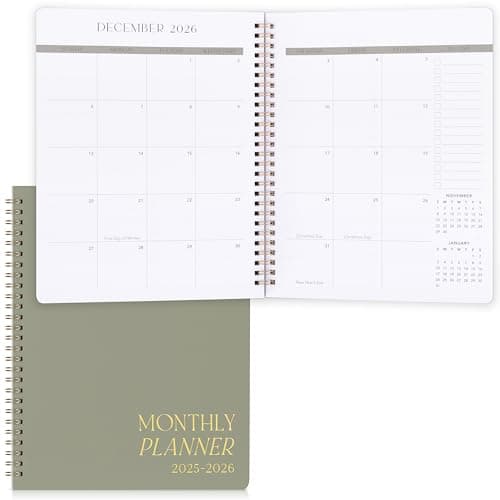 Beautiful 2025-2026 Monthly Planner and Calendar Book - To Do List Notebook That Easily Organizes Your Tasks to Boost Productivity - Runs From January 2025 Until December 2026 9