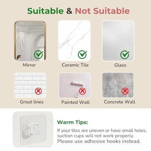 DEEIF Soap Dish for Shower, Suction Cup Bathroom Double Soap Dish Holder for Shower Wall, Self Draining Bar Soap Holder (Clear- 2 Tier) 6