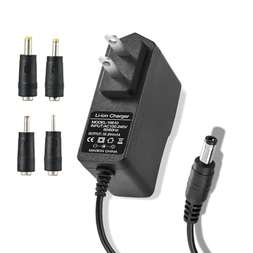 AC/DC 16.8V Massage Gun Charger Compatible with LifePro Sonic, Sonic Mini,Fusion X, Sonic Pro, Youdgee H1 Mini, Mebak 3, Cryotex, DamKee DK-01 02, Wattne W2 W1, jetbus