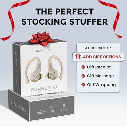 Back Bay Audio - Runner's Wireless Earbuds Bluetooth Headphones for Sports, Hook Over The Ear Buds, Deep Bass, Wrap Around Earphones with Earhooks for Running, Workout Wireless Headphones for The Gym 7