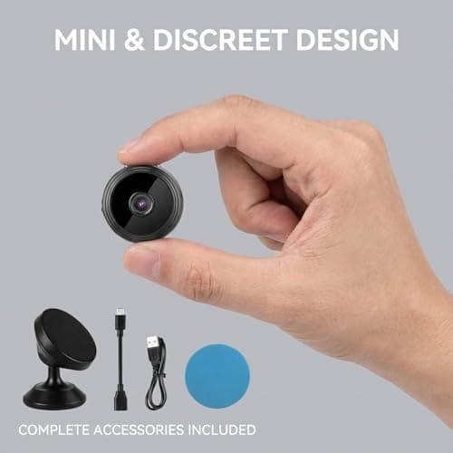 FLCRSN Security Camera, Household Mini Cameras, Mini 4g Wireless WiFi Cameras 1080p HD, App Remote for Home, Indoor, Outdoor 7