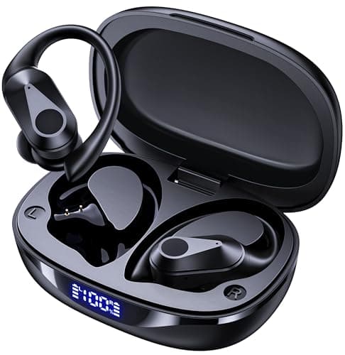 FOYCOY Ear Buds, ENC Noise Cancelling Call Headphones IPX7 Waterproof Sports Earphones