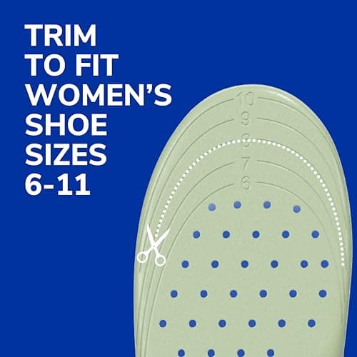Dr. Scholl's Extra Support Shoe Insoles for Women, Size 6-11, 1 Pair: Designed for Plus-Size and Tall Women, Arch Inserts - Helps Reduce Lower Back Pain and Foot & Leg Fatigue 7