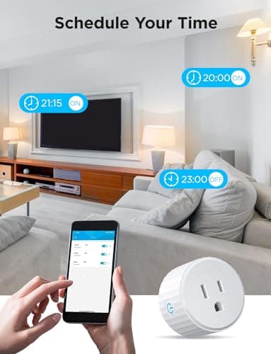 Govee Matter Smart Plug, WiFi & Bluetooth Plug Work with Alexa & Google Home, Smart Outlet with Schedule & Timer, Matter Smart Home with Voice & Remote Control, FCC & ETL Certified for Home, 4 Pack 6