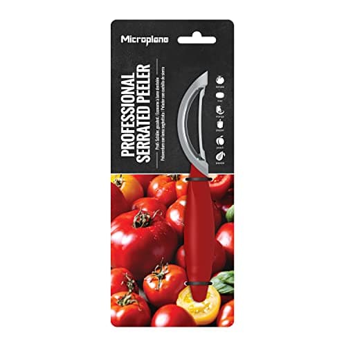Microplane Professional Serrated Swivel Peeler for Tomato and Kiwi, for Right and Left Hand Use 9