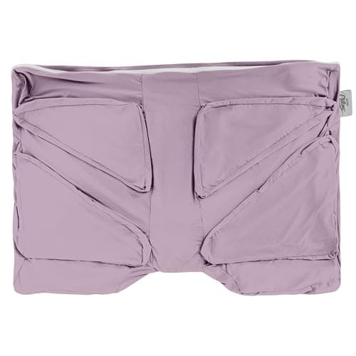 Wife Pillow Cooling Pillowcase: Q-Max 0.4 Cool Fabric, Buttery-Soft, Breathable, Silky-Smooth & Skin Friendly. Washable Cover w/Zipper. Designed for Comfortable & Refreshing Sleep, Purple Bliss