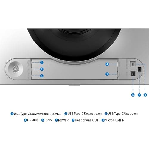 Samsung 49" Odyssey OLED G9 (G91SD) Dual QHD QD-OLED G-Sync Compatible Curved Gaming Monitor, 144Hz, 0.03ms, AMD FreeSync Premium Pro, Ergonomic Stand, 3 Year Warranty, LS49DG910SNXZA, 2024 8