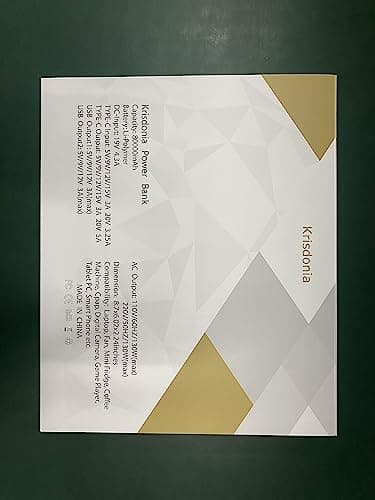 Krisdonia Power Bank with AC Outlet, Portable Laptop Charger Battery Bank USB C 100W Fast Charging, 80000mAh/296Wh Power Station External Battery Pack 130W/110V for Outdoor Camping Home Office 8