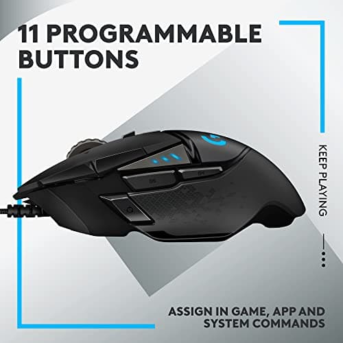 Logitech G413 SE Mechanical Gaming Keyboard and Logitech G502 HERO High Performance Gaming Mouse Bundle 3