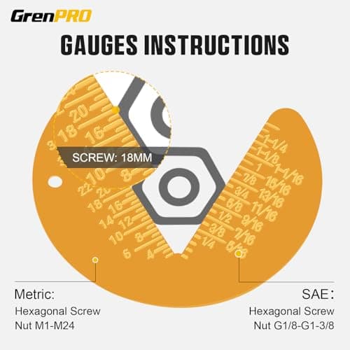 GRENPRO Ratcheting Wrench Set, Combination Wrench Set, 22-Piece SAE & Metric and Standard, 72Th Long Open End, 1/4" to 3/4" & 6-18mm, Organizer With Roll Up Pouch, CR-V Socket Mechanic Hand Tools Sets 9