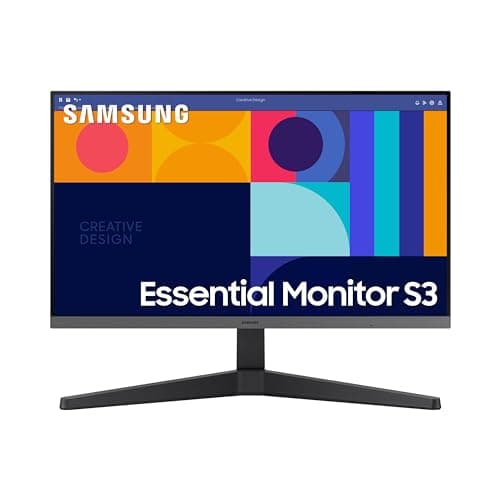 Samsung 27-Inch S33GC Series Business Essential Computer Monitor, IPS Panel, Tilt Only Display Stand, 100Hz, HDMI and DisplayPort, AMD FreeSync, Advanced Eye Care LS27C332GANXZA, 2023