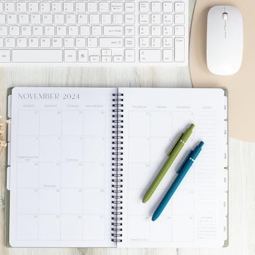 Beautiful 2024-2025 Academic Planner - A 7" x 10" Daily Planner for Women or Men with Weekly & Monthly Spreads For The 24-25 School Year - Runs From July 2024 - June 2025 6