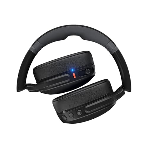 Skullcandy Crusher Evo Wireless Bluetooth Headphones with Extra USB-C Charging Cable, Multi-Sensory Bass, Noise Isolating Over-Ear Fit, 40 Hours Battery, Microphone for iPhone Android - True Black 9