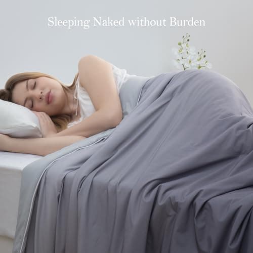 Marchpower Cooling Blanket King Size for Hot Sleepers, Lightweight Gradient Comforter with Q-Max >0.5, Silky Soft Summer Cooling Quilt 5