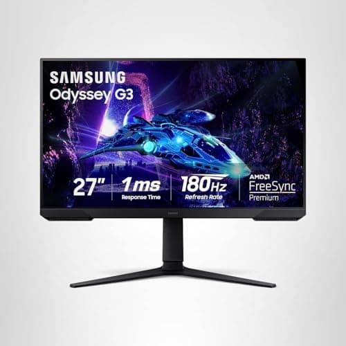 Samsung 27-Inch Odyssey G3 (G30D) Series FHD Gaming Monitor, 1ms, 180Hz, AMD FreeSync, Adjustable Stand, Black Equalizer, Virtual Aim Point, Eye Saver Mode, Flicker-Free, LS27DG302ENXZA 20