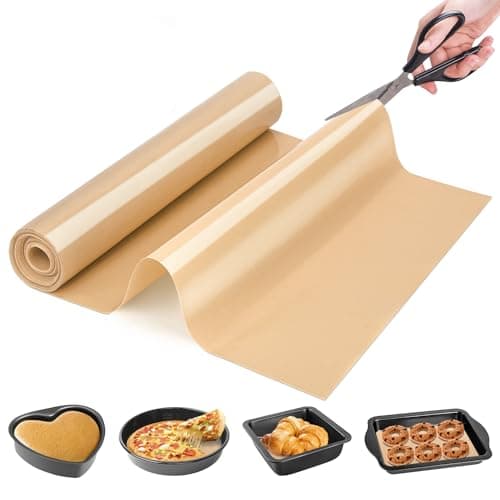 Silicone Baking Mat Roll - Best German Silicone - Heat Resistant Baking Macaron Bread Mat, Non-stick Pastry Mat, Reusable Dough Rolling Mat, Non Slip Countertop Protector Mat, Counter Mat, Oven Mat