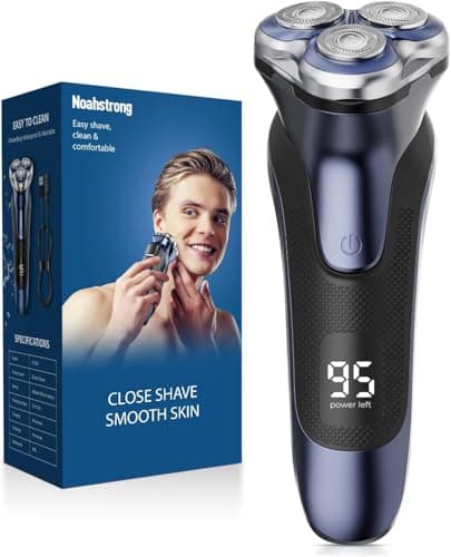 Electric Razor for Men, Electric Shaver for Men Face, Rechargeable Wet Dry Waterproof Cordless Shaver with Pop Up Trimmer