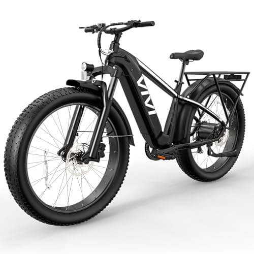 Vivi ACE01 Electric Bike for Adults,26" x 4.0 Fat Tire Ebike,1500W Peak Motor Torque Sensor Electric Mountain Bike,25MPH Electric Bicycle with 48V 15AH Battery,Hydraulic Brake,SGS Certified to UL2849