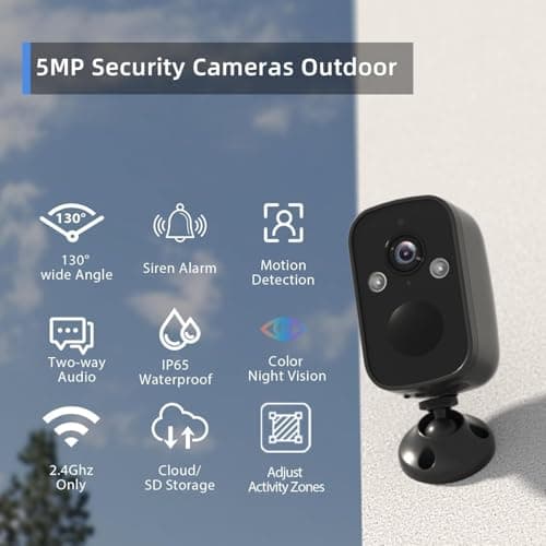 RICHCHO 4Pack Wireless Security Cameras for Ho i Surveillance Indoor Camera with Color Night Vision, AI Motion Alert, 2-Way Audio, SD & Cloud Storage, No Subscription Required 2