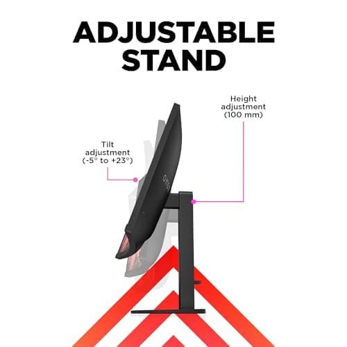 HP OMEN 32c QHD 165Hz Curved Gaming Monitor, QHD Display (2560 x 1440), VA Panel, 99% sRGB, 90% DCI-P3, 16:9, AMD FreeSync Premium Technology, 32c (2023) 10