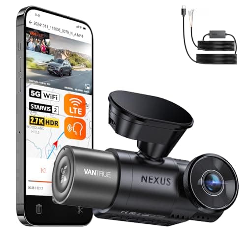 【Bundle: Vantrue N2X Front and Inside Dash Cam + Hardwire Kit】 Dual Dashcam, Infrared Cabin Camera, STARVIS 2, GPS, 24Hrs Parking Mode, Support 1TB, WiFi Dash Cam