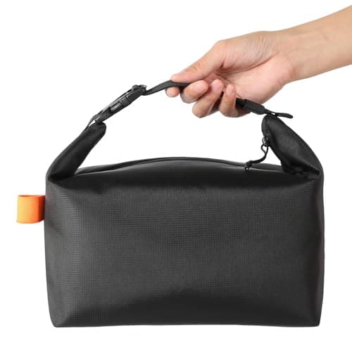 Lunch Bag for Women & Men Fresh Keep Lunch Box, Small Leakproof Cooler Bag Food Lunch Containers High Capacity Reusable Lunch Tote Bags for Work, Office, Picnic, Travel (Black)