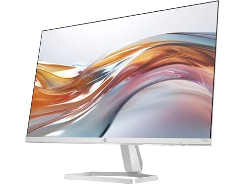 HP 24" 300 nits 100Hz IPS FHD (1920x1080) Monitor (Replaces M24FW) Bundle w/DKZ Hub USB Port Expander, Adjustable Tilt, Flicker Free, Low-Blue Light Filter, White/Silver (2026 Latest Model) 4