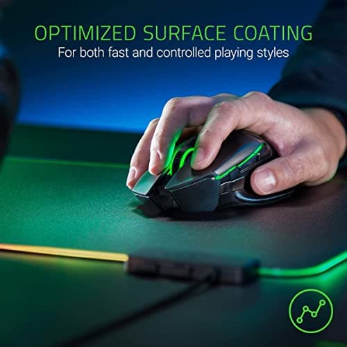 Razer Firefly Hard V2 RGB Gaming Mouse Pad: Customizable Chroma Lighting, Built-in Cable Management, Balanced Control & Speed, Non-Slip Rubber Base 7