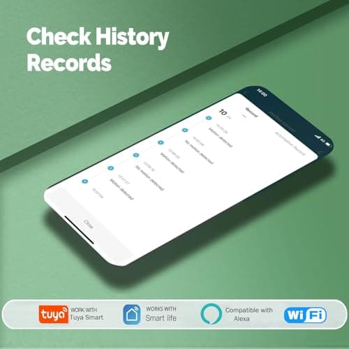 WiFi Smart Motion Sensor: Wireless PIR Motion Detector for Home Security, Infrared Motion Sensor with App Notification Alert, Support Voice Command Via Alexa (1-Pack) 5