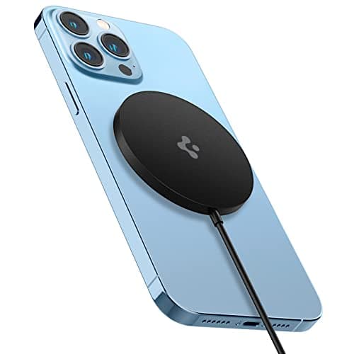 Spigen for MagSafe Charger, ArcField Magnetic Wireless Charger Compatible with iPhone 17 16 15 14 13 Plus Pro Max Fast Wireless Charging Pad AirPods 4 3 2nd gen