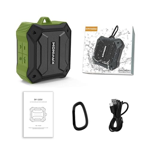 Portable Bluetooth Speaker with IPX7 Waterproofing and Shockproofing, TWS Stereo Pairing and Hands-Free Calling, 12H Playtime, Small Wireless Speaker for Outdoor Scenarios Travel Beach Shower 8