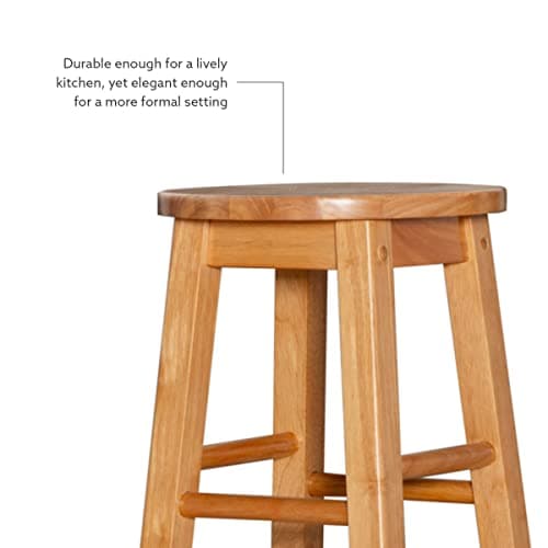 Linon 29-Inch Barstool With Round Seat 10