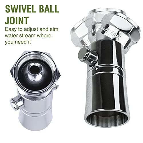 LDR Industries 520 1100CP-18 Water Saving Showerhead with Push Button Flow Control, Chrome Plated Brass 8