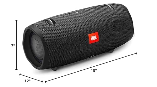 JBL Xtreme 2 Portable Waterproof Wireless Bluetooth Speaker - Black (Renewed) 8