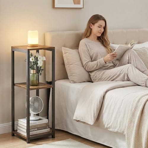 VonDream 3 Tier Tall Plant Stand Indoor, 32.5" Corner Plant Stands for Indoor Plants Multiple, Multi-Functional Small Side Table for indoor Plants 6