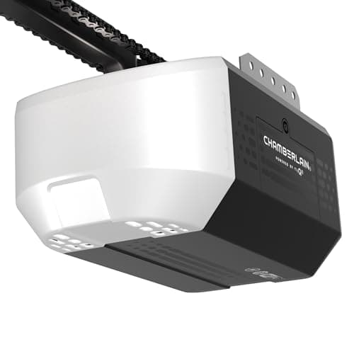 Chamberlain 1/2 HP Chain Drive Smart Garage Door Opener with Battery Backup, 1-Bulb Lighting, and myQ Connectivity