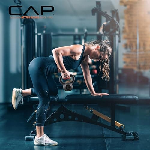 CAP Barbell Black Cast Iron Kettlebell | 20 Pounds 6