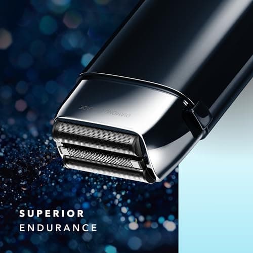 Blade & Stone PS501 Foil Shaver for Men – Dual Foil Cordless Shaver with Graphene-X Blades and 8000 RPM Digital Motor – All-Metal, Rechargeable Wet and Dry Razor – Dark Night 8