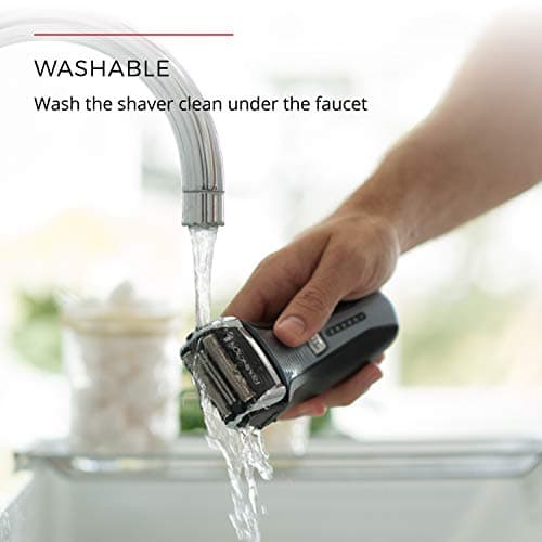 Remington F5 Power Series Foil Shaver, Electric Razor for Men, Cordless Rechargeable with Pop Up Trimmer, Pivot & FlexFoil Technology, Lightweight Handheld Design, Black 6