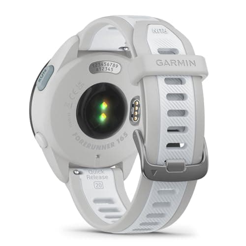 PlayBetter Garmin Forerunner 165 (Mist Gray/Whitestone) Running GPS Smartwatch Gift Box Bundle - AMOLED Touchscreen, 11-Day Battery, Training - Includes HD Screen Protectors, Wall Adapter & Case 9