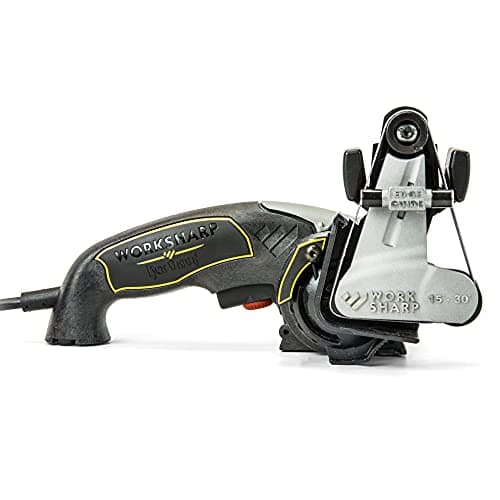 Work Sharp Knife & Tool Sharpener - Ken Onion Edition - Premium Knife Sharpening System - Serrated, Chef, Pocket Knives & Scissors