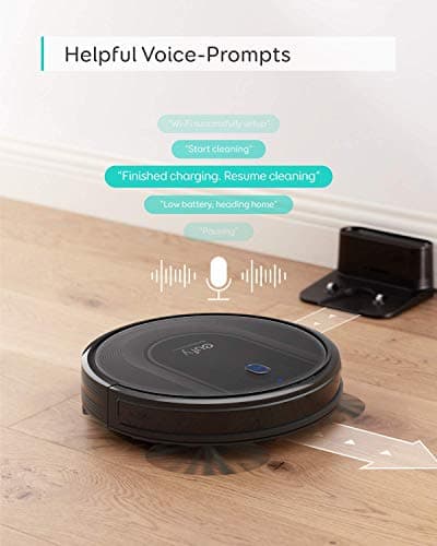 eufy by Anker, RoboVac G10 Hybrid, Smart Dynamic Navigation, 2-in-1 Sweep and mop, Wi-Fi, Super-Slim, 2000Pa Strong Suction, Quiet, Self-Charging, for Hard Floors Only(Renewed) 6