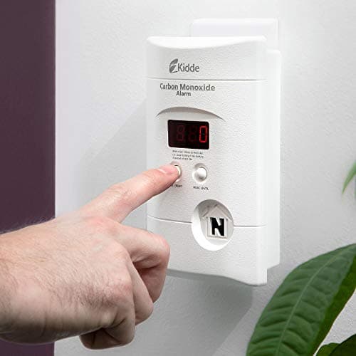 Kidde Carbon Monoxide Detector, Plug In Wall with 9-Volt Battery Backup, Digital LED Display 6