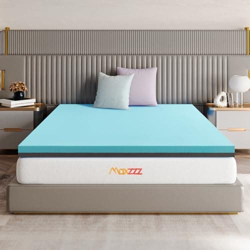 Maxzzz 4 Inch Full Size Mattress Topper, Gel Memory Foam Mattress Topper, CertiPUR-US Certified, 74 * 54 inches. 7